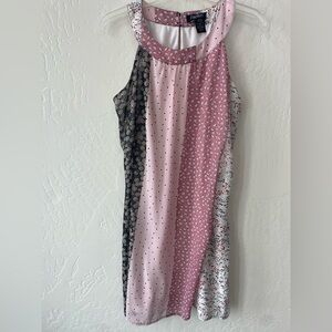 Papillon Sleeveless Dress Medium Lined Flowy Floral Pastels